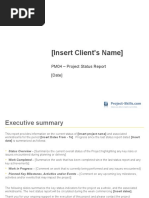 (Insert Client's Name) : PM04 - Project Status Report (Date)