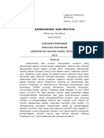 Laporan Praktikum Biokimia Karbohidrat Dan Protein