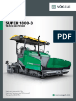 Paver SUPER 1800-3 Brochure