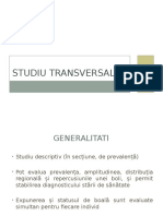 Studiu Transversal