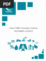 1.BIM. Concepto, Historia, Tecnologías y Alcance