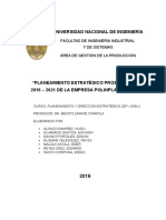 Planeamiento Estratégico Prospectivo de La Empresa Polinplast Sac - Grupo 4