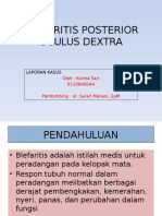 Blefaritis Posterior Oculus Dextra