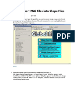 Converting PNG To SHP Using Global Mapper and ArcGIS