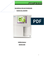 Training Module For Lab Technicians Blood Cell Counter