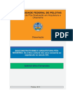 Dissertação - Desconstrutivismo e Arquitetura Pós-Moderna