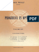 Progress in Optics. Volume XIV 0444109145 PDF