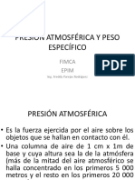 3º Presión Atmosférica y Peso Específico