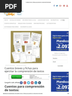 Cuentos Breves y Fichas para Ejercitar La Comprensión de Textos