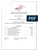 (Final) Assignment 3 - Theoretical Framework On Financial Distress