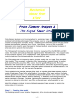 03 - Finite Element Analysis & The Guyed Tower Study