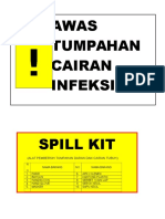 Awas Tumpahan Cairan Infeksius