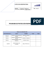 Programa de Protección Respiratoria CERRO NEVADO