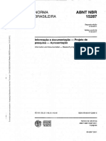 NBR 15287 2011 - Projeto de Pesquisa PDF