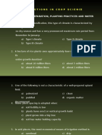 Review Questions in Crop Science