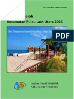 Statistik Daerah Kecamatan Pulau Laut Utara 2016