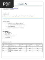 Supriya CV PDF