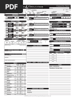 STR CON: Character Sheet