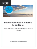 Beach Volleyball California E-Drillbook: 7 Great Beach Volleyball Drills To Get You Started