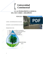 Analisis de La Problemática Hidrica Del Rio Cunas