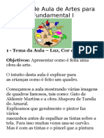 6 Planos de Aula de Artes para o Ensino Fundamental I