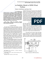 Power System Stability Model of DFIG Wind Turbine: Amit Kumar, Arvind Sharma, Ajay Kumar Yadav