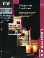 Lightolier Fluorescent Luminaires Catalog 1998