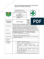 Sop Pemeliharaan Dan Pemantauan Instalasi Listrik 8.2