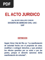 Definicion Del Acto Juridico