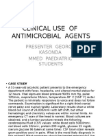 Clinical Use of Antimicrobial Agents