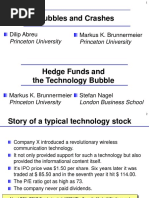 Bubbles and Crashes: Dilip Abreu Markus K. Brunnermeier