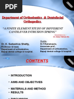 Department of Orthodontics & Dentofacial Orthopedics