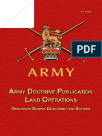 Army Doctrine Publication - Land Operations