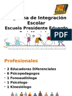 Programa de Integración Escolar 2017