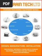 Powder Processing Equipment Range