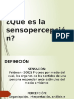 Sensopercepción