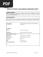 TDS NP Traffic and Airfield Marking Paint (N)