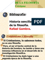 Filosofía Cristiana (La Patrística)