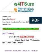 New Pass4itsure Cisco 010-151 Dumps PDF - Cisco Certified Technician (CCT) For Data Center