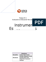 Trabajo Instrumentos Estandarizados