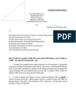 Customs Circular No.04/2015 Dated 9th February, 2016