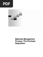 Materials Management Process - The Purchase Requisition PDF