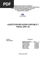 Ajuste Por Inflación Contable Y FISCAL (DPC-10)