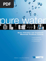 Water Filtration and Treatment Wholesale Products Catalog: - Residential - Commercial - Industrial