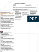 Planificación de Lenguaje Verbal Experiencia de Aprenizaje Periodo 5 Año 2017