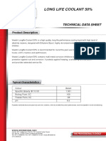 Long Life Coolant 50% L: Technical Data Sheet