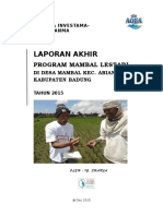 Laporan Akhir Program Mambal Lestari 2015 (Final)