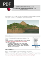 Component Spray Tool V1.4.2 For Sketchup V6 and Higher (Free and Pro)