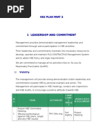 HSE Plan Part 2