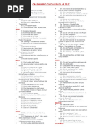 Calendario Civico Escolar 2017